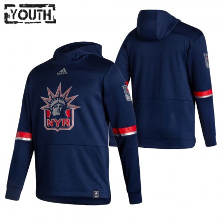 Kinder Eishockey New York Rangers Blank 2020-21 Reverse Retro Pullover Hooded Sweatshirt